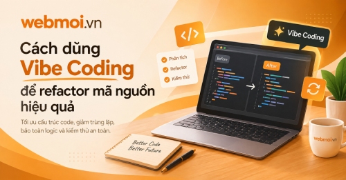 Cách dùng Vibe Coding để refactor mã nguồn