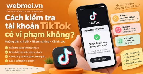 Cách kiểm tra tài khoản TikTok có vi phạm không? Cách kiểm tra tài khoản TikTok có vi phạm không?