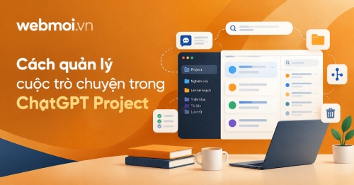 Cách quản lý cuộc trò chuyện trong ChatGPT Project