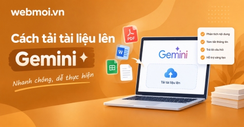 Cách tải tài liệu lên Gemini Cách tải tài liệu lên Gemini