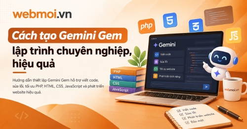 Cách tạo Gemini Gem lập trình