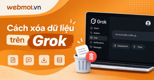 Cách xóa dữ liệu trên Grok Cách xóa dữ liệu trên Grok