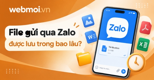 File gửi qua Zalo được lưu trong bao lâu?
