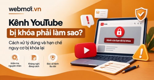 Kênh YouTube bị khóa phải làm sao?