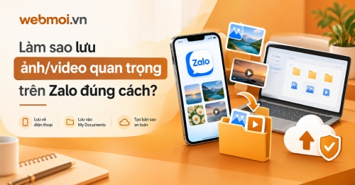 Làm sao lưu ảnh/video quan trọng trên Zalo?