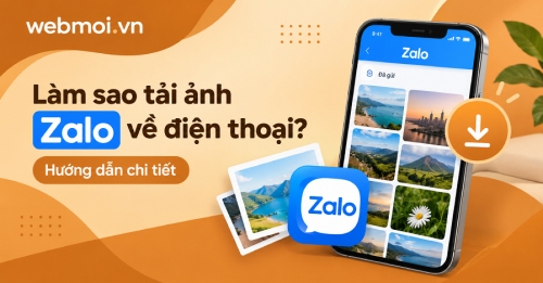 Làm sao tải ảnh Zalo về điện thoại?