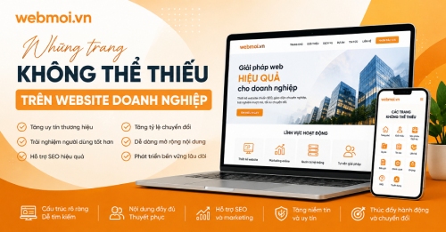 Những trang không thể thiếu trên website doanh nghiệp Những trang không thể thiếu trên website doanh nghiệp