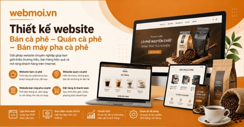 Thiết kế website Bán Cà Phê, Quán Cà Phê, Bán Máy pha Cà Phê Thiết kế website Bán Cà Phê, Quán Cà Phê, Bán Máy pha Cà Phê