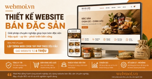Thiết kế website Bán Đặc Sản Thiết kế website Bán Đặc Sản