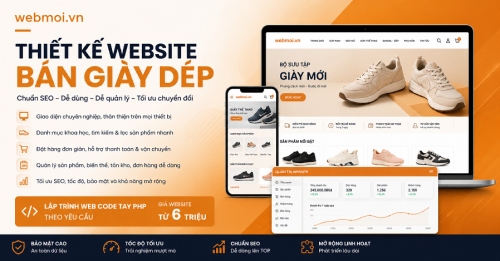 Thiết kế website bán giày dép