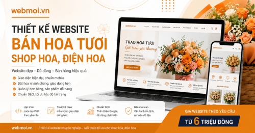 Thiết kế website Bán Hoa Tươi, Shop Hoa, Điện Hoa Thiết kế website Bán Hoa Tươi, Shop Hoa, Điện Hoa