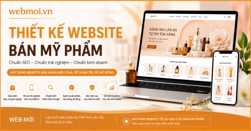 Thiết kế website Bán Mỹ Phẩm Thiết kế website Bán Mỹ Phẩm
