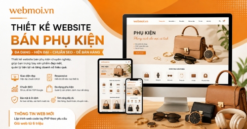 Thiết kế website Bán phụ kiện, các loại phụ kiện Thiết kế website Bán phụ kiện, các loại phụ kiện