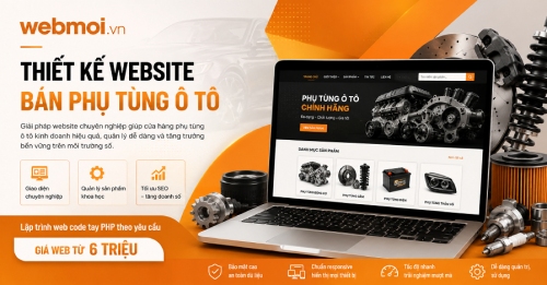 Thiết kế website Bán Phụ Tùng Ô Tô Thiết kế website Bán Phụ Tùng Ô Tô