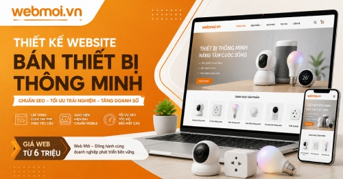Thiết kế website bán thiết bị thông minh Thiết kế website bán thiết bị thông minh