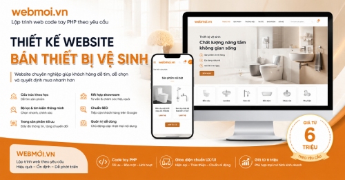 Thiết kế website Bán Thiết bị vệ sinh Thiết kế website Bán Thiết bị vệ sinh