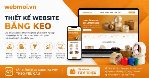 Thiết kế website Băng keo Thiết kế website Băng keo