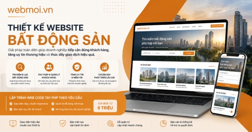 Thiết kế website Bất động sản
