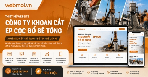 Thiết kế Website Công Ty Khoan Cắt, Ép Cọc, Đổ Bê Tông Thiết kế Website Công Ty Khoan Cắt, Ép Cọc, Đổ Bê Tông