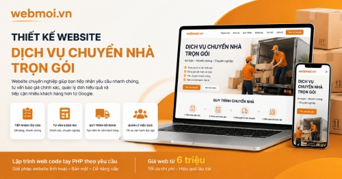 Thiết kế website Dịch vụ Chuyển nhà Trọn gói Thiết kế website Dịch vụ Chuyển nhà Trọn gói