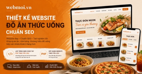 Thiết kế website đồ ăn thức uống Thiết kế website đồ ăn thức uống