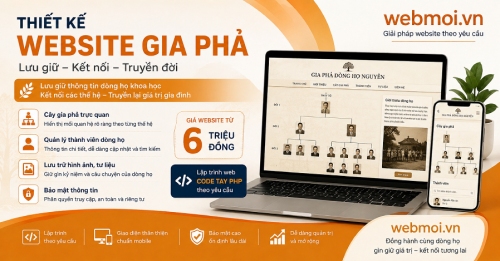 Thiết Kế Website Gia Phả Thiết Kế Website Gia Phả