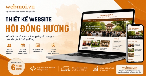 Thiết kế website Hội Đồng Hương Thiết kế website Hội Đồng Hương