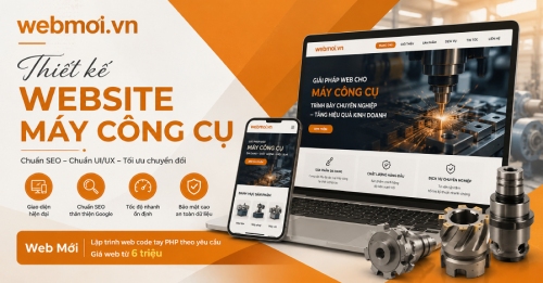 Thiết kế website máy công cụ Thiết kế website máy công cụ