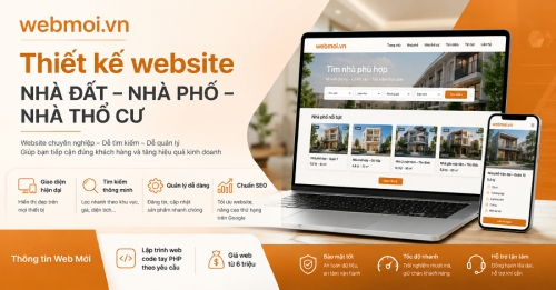Thiết kế website Nhà đất, Nhà Phố, Nhà Thổ Cư Thiết kế website Nhà đất, Nhà Phố, Nhà Thổ Cư