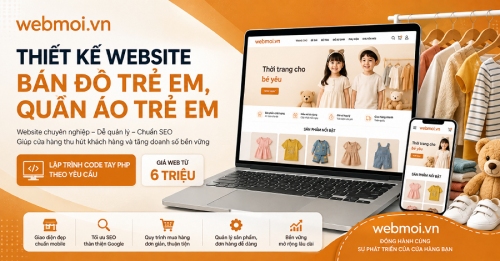 Thiết kế website Bán đồ trẻ em, quần áo trẻ em Thiết kế website Bán đồ trẻ em, quần áo trẻ em