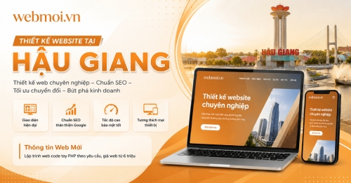 Thiết kế website tại Hậu Giang