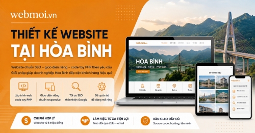 Thiết kế website tại Hòa Bình