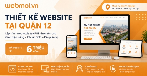 Thiết kế website tại Quận 12