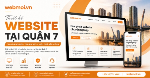 Thiết kế website tại Quận 7 Thiết kế website tại Quận 7