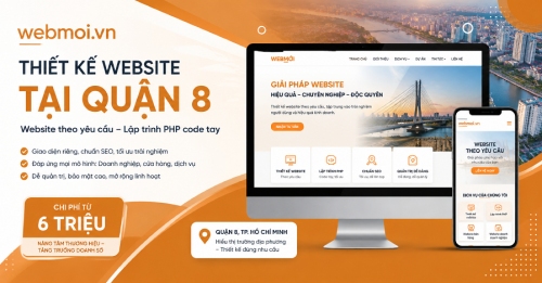 Thiết kế website tại Quận 8 Thiết kế website tại Quận 8