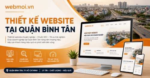 Thiết kế website tại Quận Bình Tân