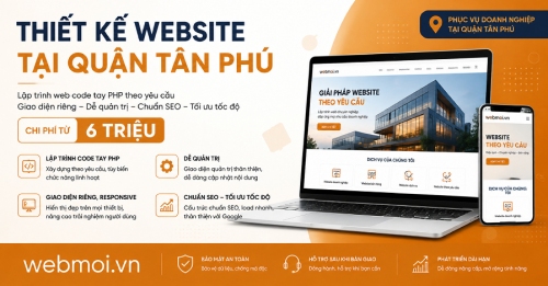 Thiết kế website tại Quận Tân Phú Thiết kế website tại Quận Tân Phú