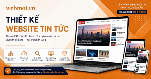 Thiết kế website tin tức