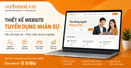 Thiết kế website Tuyển dụng nhân sự Thiết kế website Tuyển dụng nhân sự