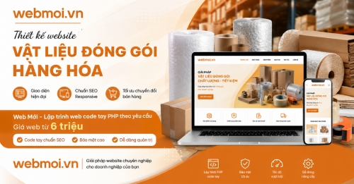 Thiết kế website Vật liệu đóng gói Hàng Hóa Thiết kế website Vật liệu đóng gói Hàng Hóa