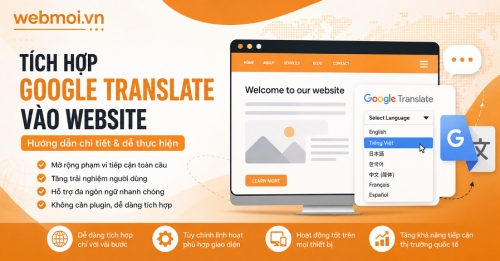 Tích hợp Google Translate vào Website Tích hợp Google Translate vào Website