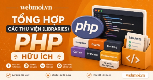 Tổng hợp các thư viện (Libraries) PHP hữu ích Tổng hợp các thư viện (Libraries) PHP hữu ích