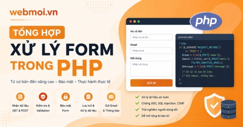 Tổng hợp xử lý Form trong PHP Tổng hợp xử lý Form trong PHP