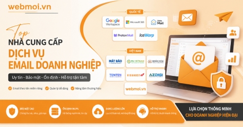 Top Nhà Cung Cấp Dịch vụ Email Doanh nghiệp