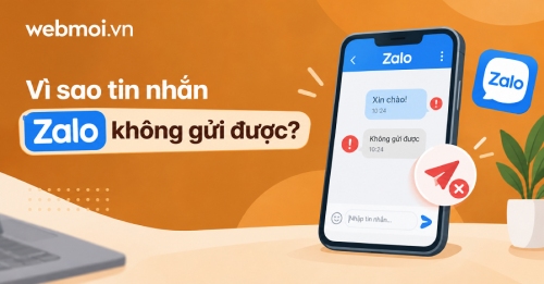 Vì sao tin nhắn Zalo không gửi được?