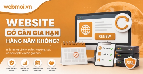 Website Có Cần Gia Hạn Hàng Năm Không?