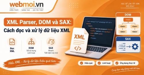 XML Parser, DOM và SAX: Cách đọc và xử lý dữ liệu XML XML Parser, DOM và SAX: Cách đọc và xử lý dữ liệu XML