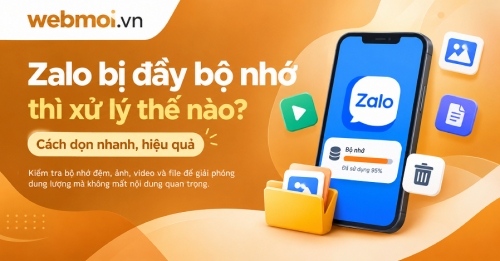 Zalo bị đầy bộ nhớ thì xử lý thế nào? Zalo bị đầy bộ nhớ thì xử lý thế nào?
