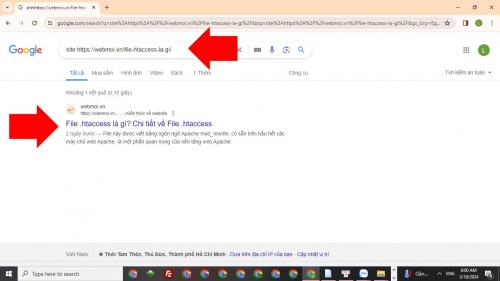 Cách kiểm tra google đã index bài viết hay chưa
