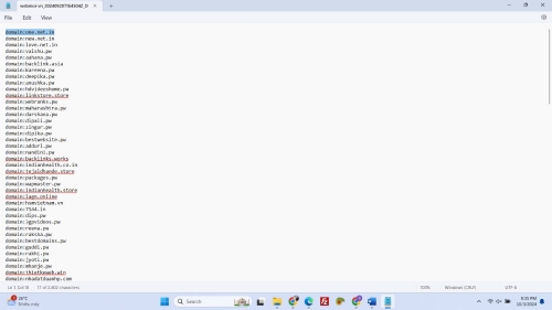File Disavow Link